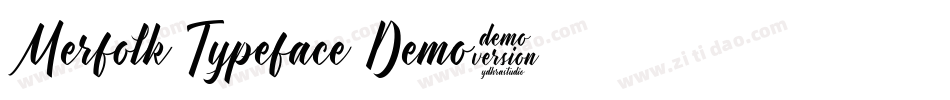Merfolk Typeface Demo字体转换